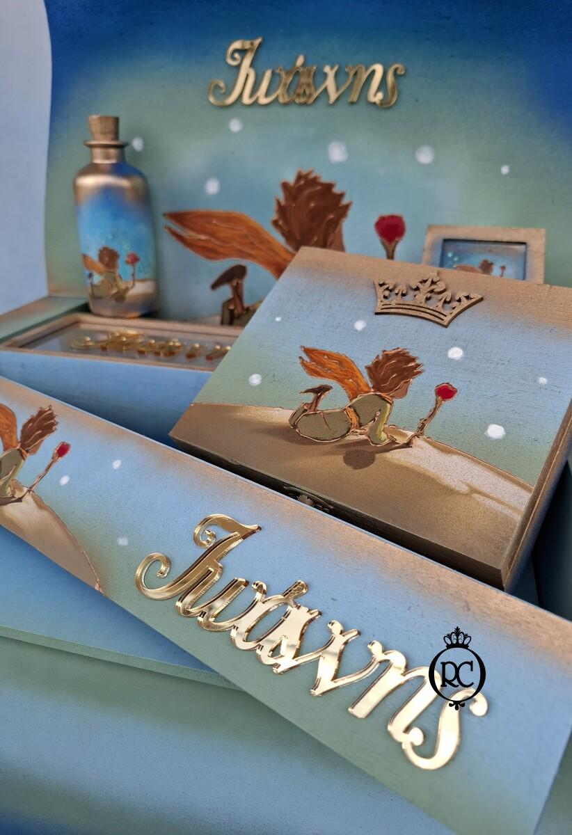 Στολισμός Βάπτισης με Θέμα Βάπτισης Ο Μικρός Πρίγκιπας Κωδ 82552, Roberto Creations | Στολισμός Βάπτισης, Θέμα Βάπτισης, Θέμα Στολισμού Βάπτισης Θεματικοί Στολισμοί Βάπτισης, Στολισμός Βάπτισης με θέμα, Προσκλητήρια, Μπομπονιέρες, Γάμος, βάπτιση, βαπτιστικά, Κουτιά Βάπτισης