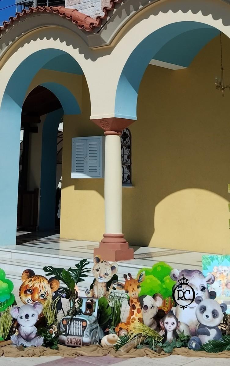 Στολισμός Βάπτισης με Θέμα Βάπτισης Ζωάκια - Ζούγκλα - Safari Κωδ 80391, Roberto Creations | Στολισμός Βάπτισης, Θέμα Βάπτισης, Θέμα Στολισμού Βάπτισης Θεματικοί Στολισμοί Βάπτισης, Στολισμός Βάπτισης με θέμα, Προσκλητήρια, Μπομπονιέρες, Γάμος, βάπτιση, βαπτιστικά, Κουτιά Βάπτισης