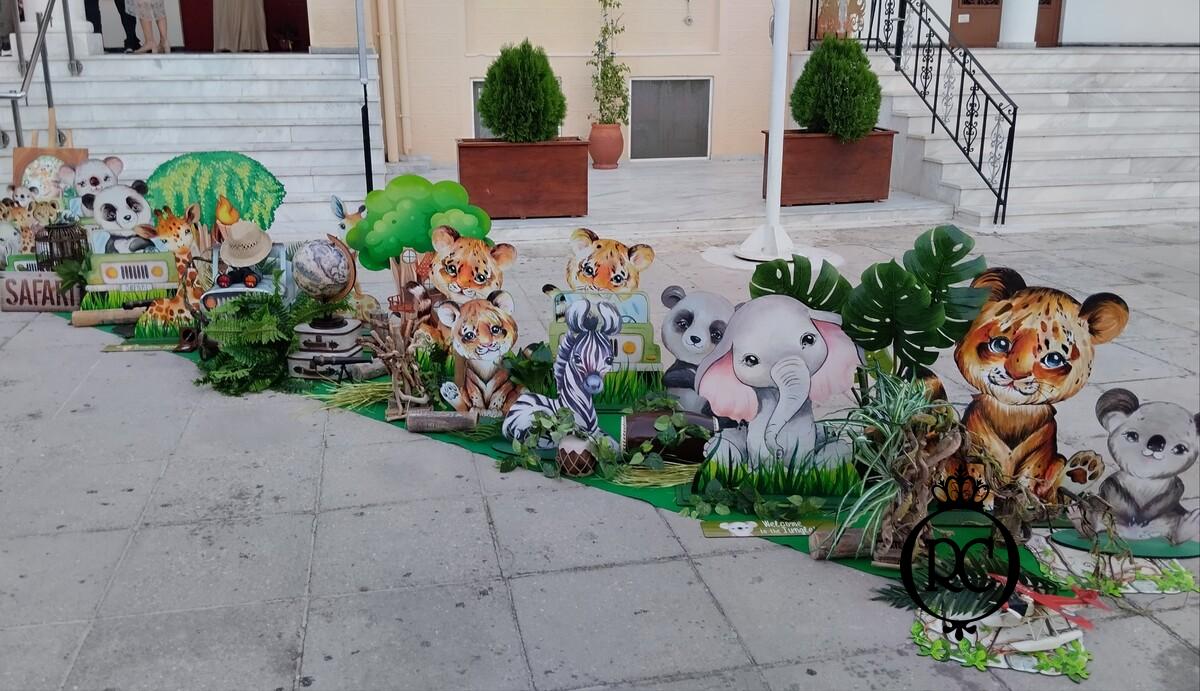 Στολισμός Βάπτισης με Θέμα Βάπτισης Ζωάκια - Ζούγκλα - Safari Κωδ 81820, Roberto Creations | Στολισμός Βάπτισης, Θέμα Βάπτισης, Θέμα Στολισμού Βάπτισης Θεματικοί Στολισμοί Βάπτισης, Στολισμός Βάπτισης με θέμα, Προσκλητήρια, Μπομπονιέρες, Γάμος, βάπτιση, βαπτιστικά, Κουτιά Βάπτισης