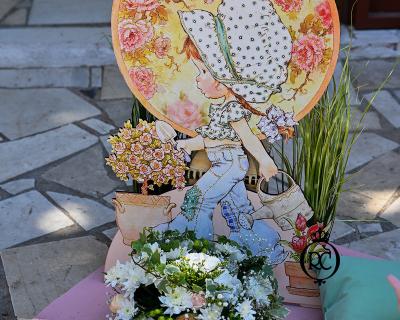 Στολισμός Βάπτισης με Θέμα Sarah Kay Άγιος Γεώργιος Κεβόπ Κωδ 272, Roberto Creations,Θέμα Βάπτισης Sarah Kay,Στολισμός Βάπτισης, Στολισμός με θέματα, θεματικοί Στολισμοί Βάπτισης, Βάπτιση, Βαπτιστικά, Γάμος, Σετ Κουμπάρων, Προσκλητήρια βάπτισης, Candy Bar, Μπομπονιέρες βάπτισης, Σετ Κουτιά Βάπτισης,Βιβλία Ευχών Βάπτισης, Ρούχα Βάπτισης, Παπούτσια βάπτισης