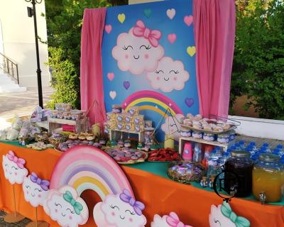 Στολισμός Βάπτισης με Θέμα Συννεφάκι Αγιά Βαρβάρα Κωδ 237, Roberto Creations,Θέμα Βάπτισης Συννεφάκι,Στολισμός Βάπτισης, Στολισμός με θέματα, θεματικοί Στολισμοί Βάπτισης, Βάπτιση, Βαπτιστικά, Γάμος, Σετ Κουμπάρων, Προσκλητήρια βάπτισης, Candy Bar, Μπομπονιέρες βάπτισης, Σετ Κουτιά Βάπτισης,Βιβλία Ευχών Βάπτισης, Ρούχα Βάπτισης, Παπούτσια βάπτισης
