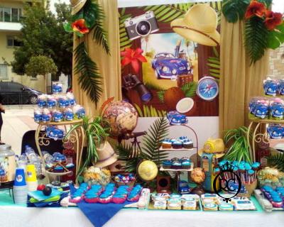Στολισμός Βάπτισης με Θέμα World Travel Αγία Βαρβάρα Ίλιον  Κωδ: 195, Roberto Creations,Θέμα Βάπτισης World Travel,Στολισμός Βάπτισης, Στολισμός με θέματα, θεματικοί Στολισμοί Βάπτισης, Βάπτιση, Βαπτιστικά, Γάμος, Σετ Κουμπάρων, Προσκλητήρια βάπτισης, Candy Bar, Μπομπονιέρες βάπτισης, Σετ Κουτιά Βάπτισης,Βιβλία Ευχών Βάπτισης, Ρούχα Βάπτισης, Παπούτσια βάπτισης