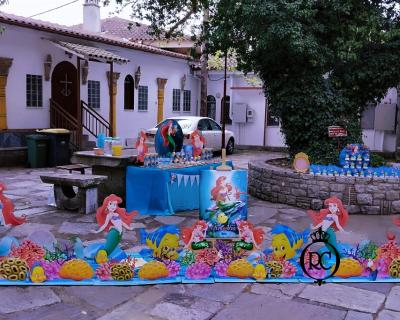 Στολισμός Βάπτισης με Θέμα Βάπτισης Ariel Γοργόνα Κωδ 81193, Roberto Creations,Θέμα Βάπτισης Ariel Γοργόνα,Στολισμός Βάπτισης με Θέμα Ariel Γοργόνα Ιερά Μονή Αγάθωνος Κωδ 302,Στολισμός Βάπτισης, Στολισμός με θέματα, θεματικοί Στολισμοί Βάπτισης, Βάπτιση, Βαπτιστικά, Γάμος, Σετ Κουμπάρων, Προσκλητήρια βάπτισης, Candy Bar, Μπομπονιέρες βάπτισης, Σετ Κουτιά Βάπτισης,Βιβλία Ευχών Βάπτισης, Ρούχα Βάπτισης, Παπούτσια βάπτισης
