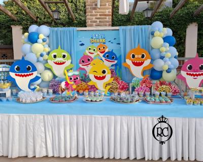 Στολισμός Βάπτισης με Θέμα Βάπτισης Baby Shark Κωδ 82079, Roberto Creations,Θέμα Βάπτισης Baby Shark,Στολισμός Βάπτισης με Θέμα Baby Shark Κτήμα Εύπολις Κωδ 325,Στολισμός Βάπτισης, Στολισμός με θέματα, θεματικοί Στολισμοί Βάπτισης, Βάπτιση, Βαπτιστικά, Γάμος, Σετ Κουμπάρων, Προσκλητήρια βάπτισης, Candy Bar, Μπομπονιέρες βάπτισης, Σετ Κουτιά Βάπτισης,Βιβλία Ευχών Βάπτισης, Ρούχα Βάπτισης, Παπούτσια βάπτισης