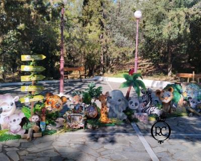 Στολισμός Βάπτισης με Θέμα Βάπτισης Ζωάκια - Ζούγκλα - Safari Κωδ 79860, Roberto Creations | Στολισμός Βάπτισης, Θέμα Βάπτισης, Θέμα Στολισμού Βάπτισης Θεματικοί Στολισμοί Βάπτισης, Στολισμός Βάπτισης με θέμα, Προσκλητήρια, Μπομπονιέρες, Γάμος, βάπτιση, βαπτιστικά, Κουτιά Βάπτισης