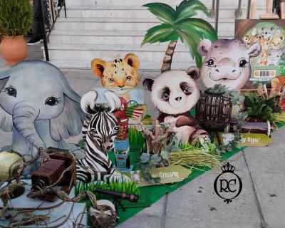 Στολισμός Βάπτισης με Θέμα Βάπτισης Ζωάκια - Ζούγκλα - Safari Κωδ 81803, Roberto Creations | Στολισμός Βάπτισης, Θέμα Βάπτισης, Θέμα Στολισμού Βάπτισης Θεματικοί Στολισμοί Βάπτισης, Στολισμός Βάπτισης με θέμα, Προσκλητήρια, Μπομπονιέρες, Γάμος, βάπτιση, βαπτιστικά, Κουτιά Βάπτισης